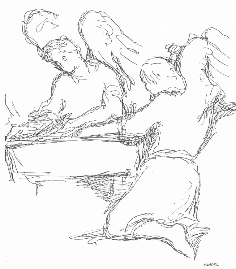 De engelen maken het bedje af